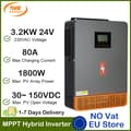 Miniatyrbillede 2 af 2: Solcelleinverter, 3,2 kW effekt, 80A ladestøm,POW 3,2 kW
