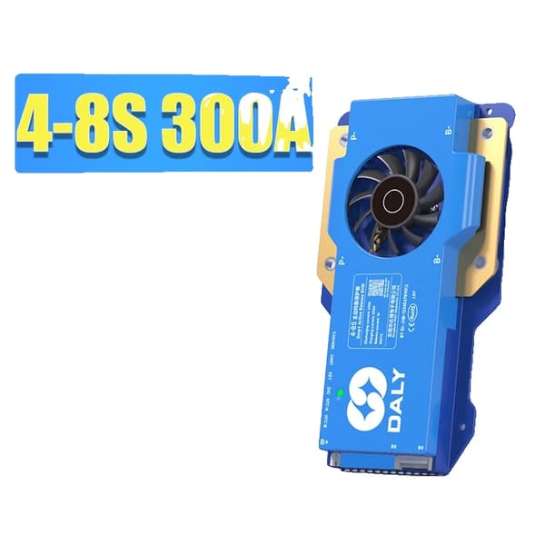 DalyBMS Batteristyringssystem, Indbygget Bluetooth, 150A til 300A Opladningskapacitet,4-8S 300A BMS CAN