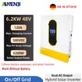 Pikkukuva 2 / 2: Hybrid Solar Inverter, 6.2 kW Teho, 120 A Latausvirta,ANJ-6200W-TW-48V