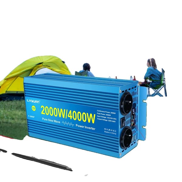 Ren sinuskurve inverter, 4000W spidseffekt, USB-udgang 5V-2A,P4000W-12V-220V
