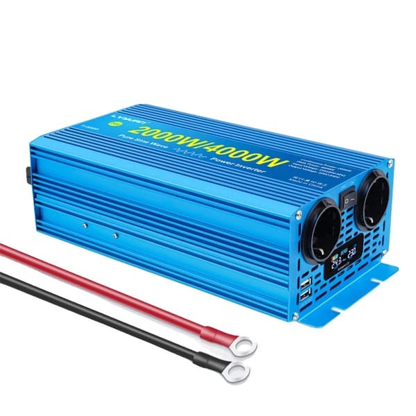 Virta-invertteri, huipputeho, kaksoisliitännällä lataus,4000W 24V 50Hz EU