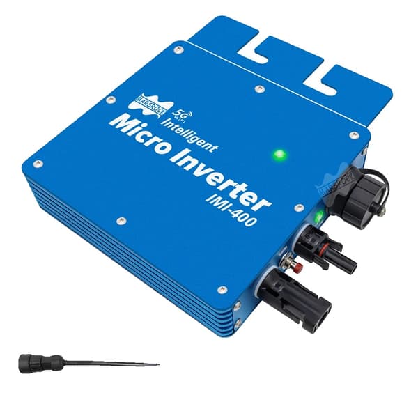 Mikroinvertteri, IP65 vesitiivis, 99 % tehokkuus,400W, DC 22-50V, AC 230V
