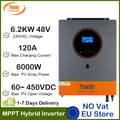 Pikkukuva 2 / 2: Hybrid Solar Inverter, 6.2KVA Teho, 120A MPPT Lataus,POW 6.2KW PRO