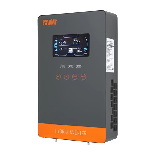 Aurinkohybridimuunnin, 4.2 kW Teho, Puhtaan Sinimuotoista Aaltomuotoa,musta