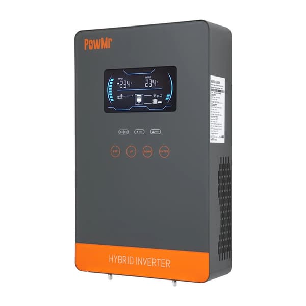 Aurinkohybridimuunnin, 4.2 kW Teho, Puhtaan Sinimuotoista Aaltomuotoa,musta