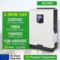 Pikkukuva 2 / 2: Aurinkohybridimuunnin, 3.5KW, 5.5KW, 230VAC lähtö,3.5KW 24V Ei WiFiä, 220-240V