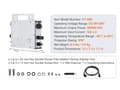 Pikkukuva 1 / 2: Aurinkosuuntaaja, IP67-suojaluokitus, Käyttöjännite DC18V-50V,600W
