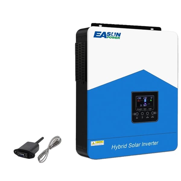 Hybrid sol inverter, Nominel effekt 2200W til 6200W, Ren sinusbølgeudgang,SMH-III-4.2KW-WiFi