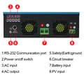 Miniatyrbillede 3 af 4: EASUN Hybrid Sol inverter, 3000W Nominel Effekt, Ren Sinusbølge Udgivelse,SMH-II-3.2K-WiFi