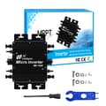 Miniatyrbillede 2 af 2: 1600W Solmikroinverter, Vandtæt IP65, Smart WiFi Overvågning,1600W, DC 22-50V, AC 230V