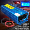 Pikkukuva 2 / 2: 4000W Tehoinvertteri, Puhtaan Sinimuotoisen Aallon Ulostulo, Kaksi AC-ulostuloa,12V220V 4000W EU