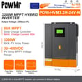 Pikkukuva 2 / 2: Hybrid Solar Inverter, 3.2KVA Teho, 80A MPPT Lataus, Puhtaan Sinimuotoisen Aallon,Ei WIFI, 220-240V, 3.2KVA 24V