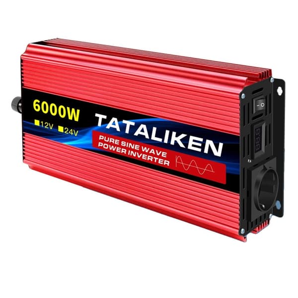 Puhdas sinimuotoinen invertteri, 12V tulo, 220V lähtö,12V 6000W 50HZ EU
