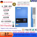 Pikkukuva 2 / 2: Hybrid Solar Inverter, 6.2 kW Teho, 120A MPPT Aurinkolataaja, Puhtaan Sinimuotoisen Aallon Ulostulo,EI Rinnakkain, 220-240V
