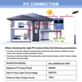 Pikkukuva 4 / 4: Hybrid Solar Inverter, 4000W Teho, 100A Virta, Puhtaan Sinimuotoisen Aallon,ANJ-4000W-24V-WIFI