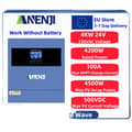 Pikkukuva 1 / 4: Hybrid Solar Inverter, 4000W Teho, 100A Virta, Puhtaan Sinimuotoisen Aallon,ANJ-4000W-24V-WIFI
