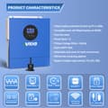 Miniatyrbild 2 av 4: Solomvandlare, 220V, 12V, 2KW Hybrid,ANJ-2000W-12V-WIFI