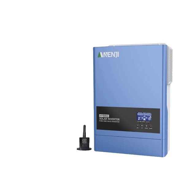 Hybrid Solar Inverter, 6500VA Nimellisteho, 60-500VDC MPPT-alue, RS232/RS485 ja WiFi-viestintä,ANJ-6200W 48V WIFI, 220-240V