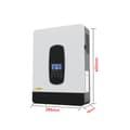 Pikkukuva 3 / 4: Off-Grid Aurinkosinvertteri, 80A MPPT Ohjain, 3000W Teho, Puhtaan Sinimuotoisen Aallon Ulostulo,24V, 3kw-24v-wifi, 220-240V