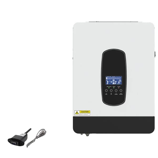Off-Grid Aurinkosinvertteri, 80A MPPT Ohjain, 3000W Teho, Puhtaan Sinimuotoisen Aallon Ulostulo,24V, 3kw-24v-wifi, 220-240V