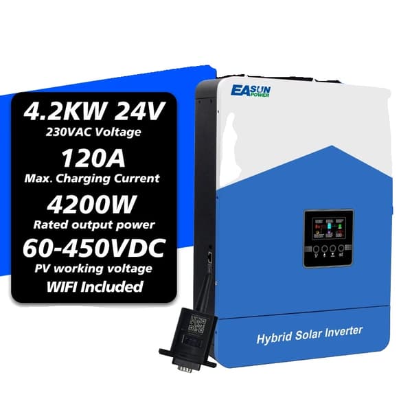 Hybrid Solar Inverter, Wifi Mukana, MPPT Ohjain,SMH III 4.2KW Wifi