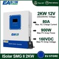 Pikkukuva 2 / 2: Hybrid Solar Inverter, 4KW Teho, 80A Latausvirta, Syöttöjännite,220V, SMG II 2KW 12V WIFI