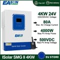 Pikkukuva 2 / 2: Hybrid Solar Inverter, 4KW Teho, 80A Latausvirta, Syöttöjännite,220V, SMG II 4KW 24V WIFI
