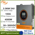 Pikkukuva 2 / 2: Hybridimuunnin, 11KVA kapasiteetti, 230VAC nimellisjännite, puhdas sinimuotoinen lähtö,POW 3.5K 24V