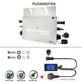 Miniatyrbillede 2 af 2: 800W Solcelle Nettilknyttet Inverter, Høj MPPT Effektivitet, Bred Spændingsområde Support,WVC-800W med LED, 22-50V