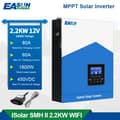 Miniatyrbild 2 av 2: Hybrid sol inverter, Nominell effekt 2200W till 6200W, Ren sinusvåg utgång,SMH-II-2,2KW-WiFi