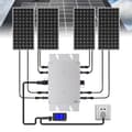 Pikkukuva 3 / 4: 1200W Aurinkomikroinvertteri, Korkea Tehokkuus Energian Keruussa, IP65 Vesitiivis Luokitus, Monipuolinen Turvavarustus