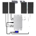 Pikkukuva 1 / 4: 1200W Aurinkomikroinvertteri, Korkea Tehokkuus Energian Keruussa, IP65 Vesitiivis Luokitus, Monipuolinen Turvavarustus