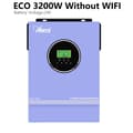 Miniatyrbillede 2 af 2: Hybrid Solcelle Inverter 3.2KW, Ren Sinus Bølge, 80A MPPT Kontroller,220-240V, 3.2KW UDEN WIFI 24V