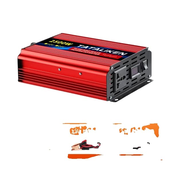 Jännitteenmuunnin, puhdas siniaalto, 12V 220V:ksi, 12V2500W 220V