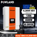 Pikkukuva 2 / 2: Hybridiaurinkoinvertteri, 6,2KW kapasiteetti, puhdas siniaaltolähtö,220-240V, 48 volttia, SMG-II-6.2K-Wifi = SMG-II-6.2K-Wifi