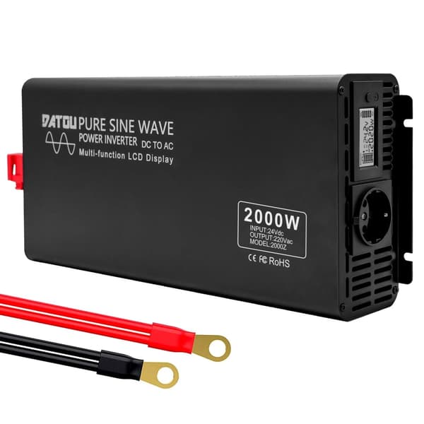 Ren sinusformet inverter, høj effektivitet, flere indgangsspændinger,220-240V, 60V60V, Inverter-2000W-EUInverter-2000W-EU