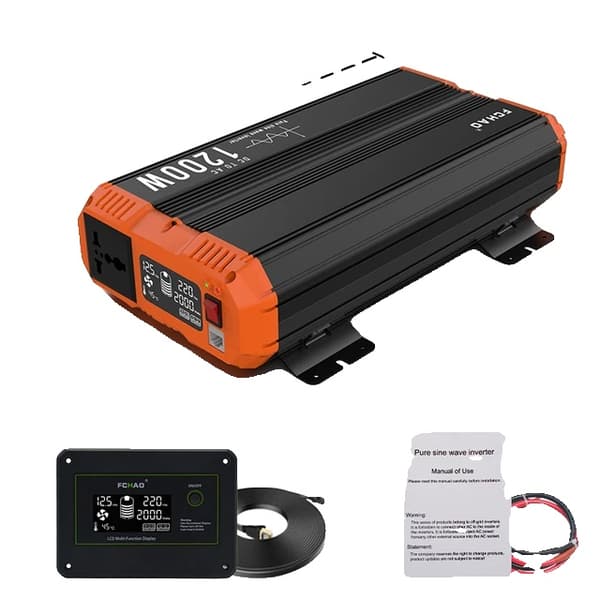 Puhtaan siniaaltoinvertteri, monipuolinen aurinkopaneelien yhteensopivuus, Euroopan UPS-vahvistin., PSC-1200W, 12V, 230V 50Hz