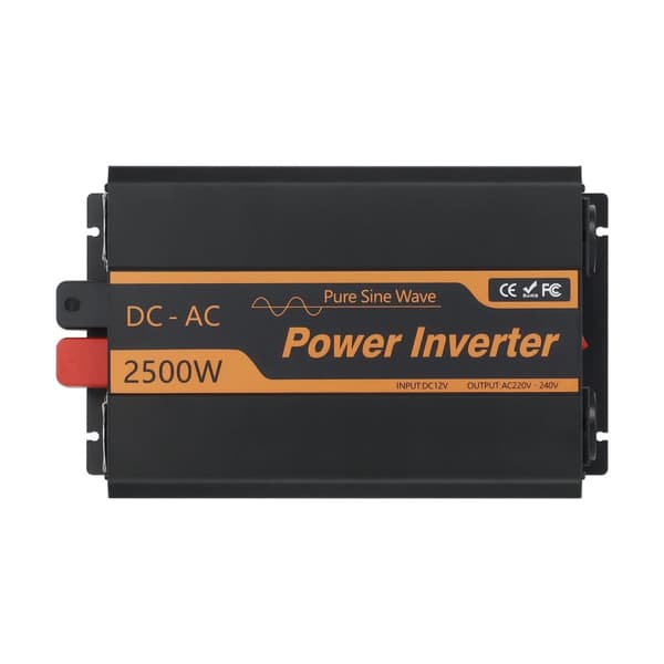 Puhtaan siniaaltoinvertteri, 2500W/3500W lähtöteho, muuntaa 12V tasavirran 220V vaihtovirraksi,2,5K 12V
