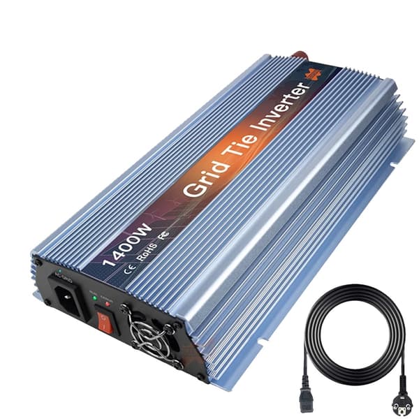 1400W Aurinko MPPT Mikroinvertteri, Korkea Tehokkuus, Kestävä Alumiinirakenne,230-240V, 36V(20-50V), Sininen 1400W