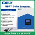 Pikkukuva 2 / 2: Aurinkoinvertteri, 3200VA teho, sisäänrakennettu MPPT 80A aurinkosäädin, SMH-II-32K-Wifi