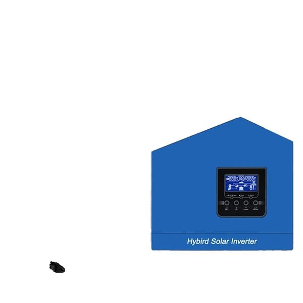Solomvandlare, 3200VA Effektkapacitet, Inbyggd MPPT 80A Solkontroller, SMH-II-32K-Wifi