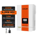 Pikkukuva 1 / 4: Hybridiaurinkoinvertteri 6500VA, MPPT 6200W, Älykkäät latausominaisuudet,Aurinko-SMG-II-6.2KW-WIFI