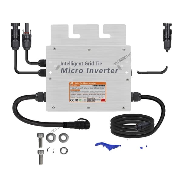 500-700W MPPT Mikroaurinkoinvertteri, Korkea Tehokkuus, Vedenpitävä Suunnittelu,18-50VDC, 90-250V, 700 wattia