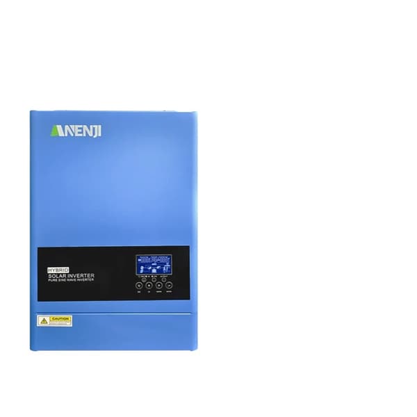 Hybrid Solar Inverter, 4000W/6200W Nimellisteho, 100A/120A MPPT Aurinkosähkölatausvirta,ANJ-6200W-48V-WIFI