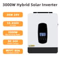 Miniatyrbild 2 av 2: Hybrid solcell inverter, ingångsspänning 12V / 24V, utgång,220-240V, SP-3000W-24V