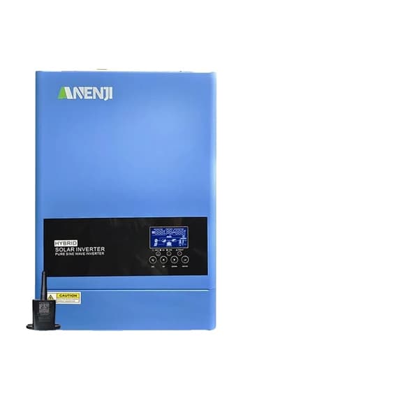 Hybrid Solar Inverter, 6.2 kW Nimellisteho, 120A MPPT Aurinkolataus, 230V Syöttöjännite,ANJ-6.2KW-48V-WIFI
