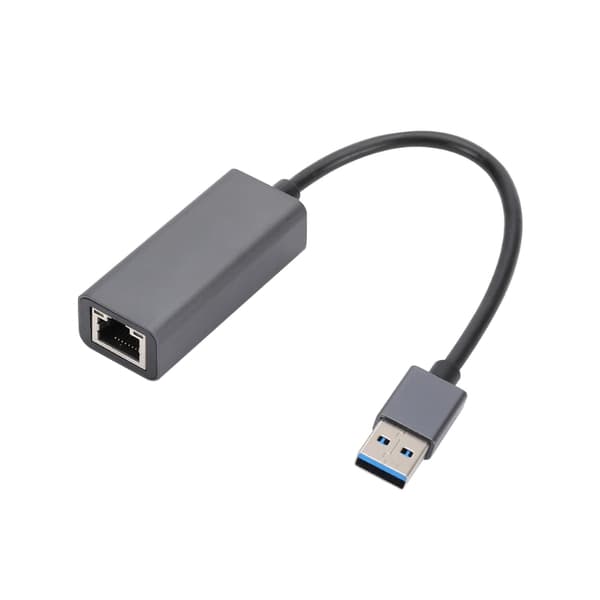 100 Mbps USB til Ethernet Adapter Sort - Multipack