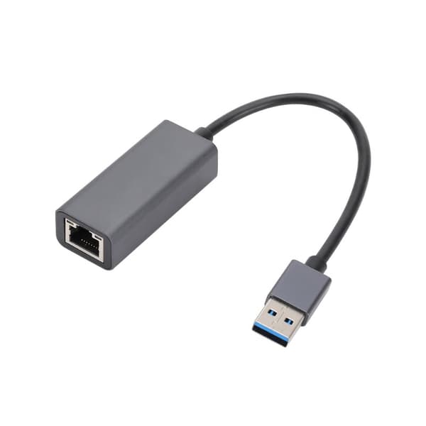 USB til Ethernet Adapter 1 Gbit/s Sort - Multipack 1-Pack