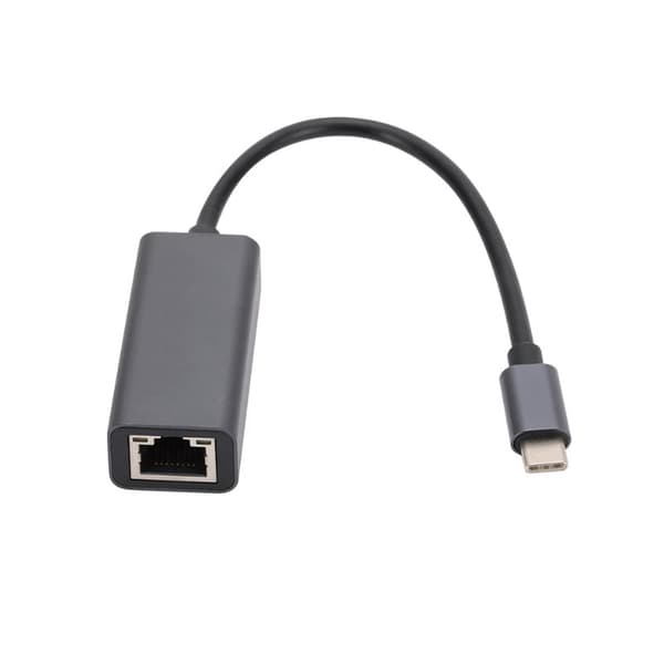 USB-C till Ethernet Adapter 1 Gbit/s Svart - Flerpack