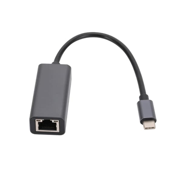 USB-C till Ethernet Adapter 1 Gbit/s Svart - Flerpack